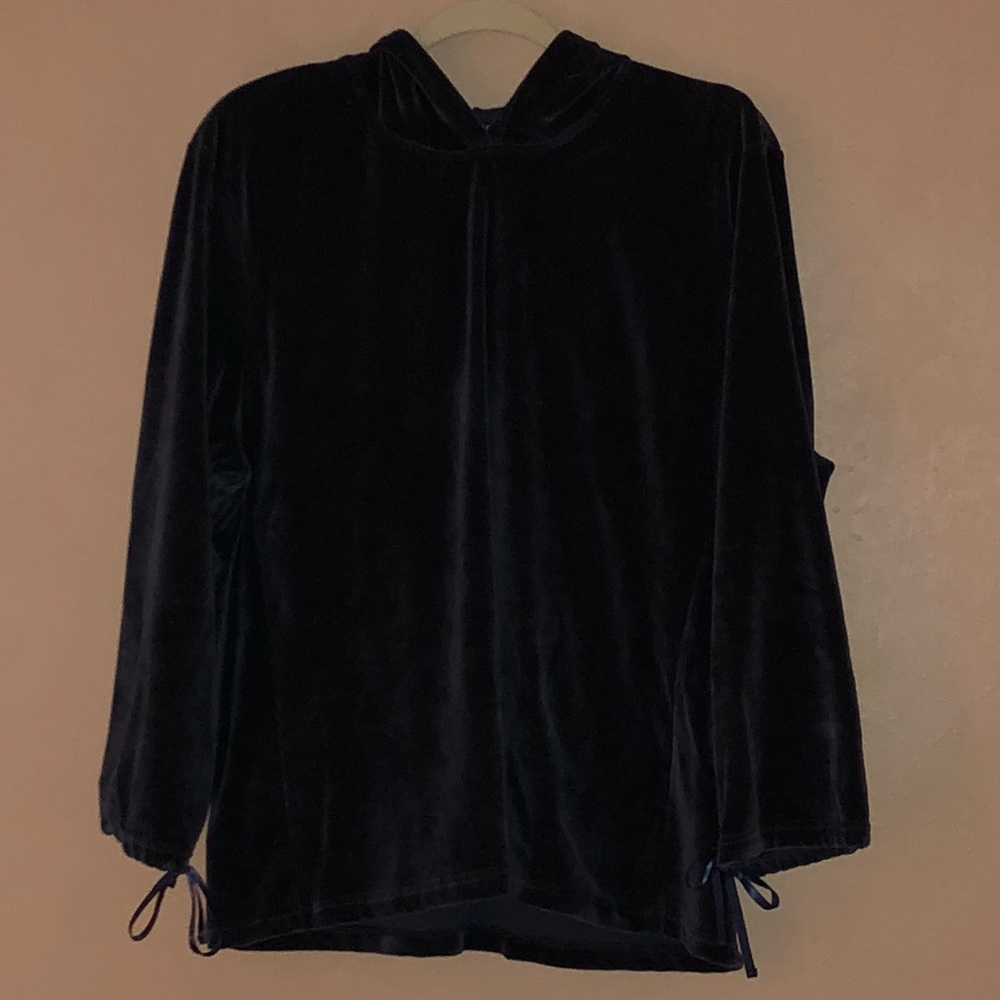 GAP Stretch Velour Pullover Hoodie